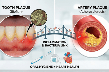 tooth and artery plaque