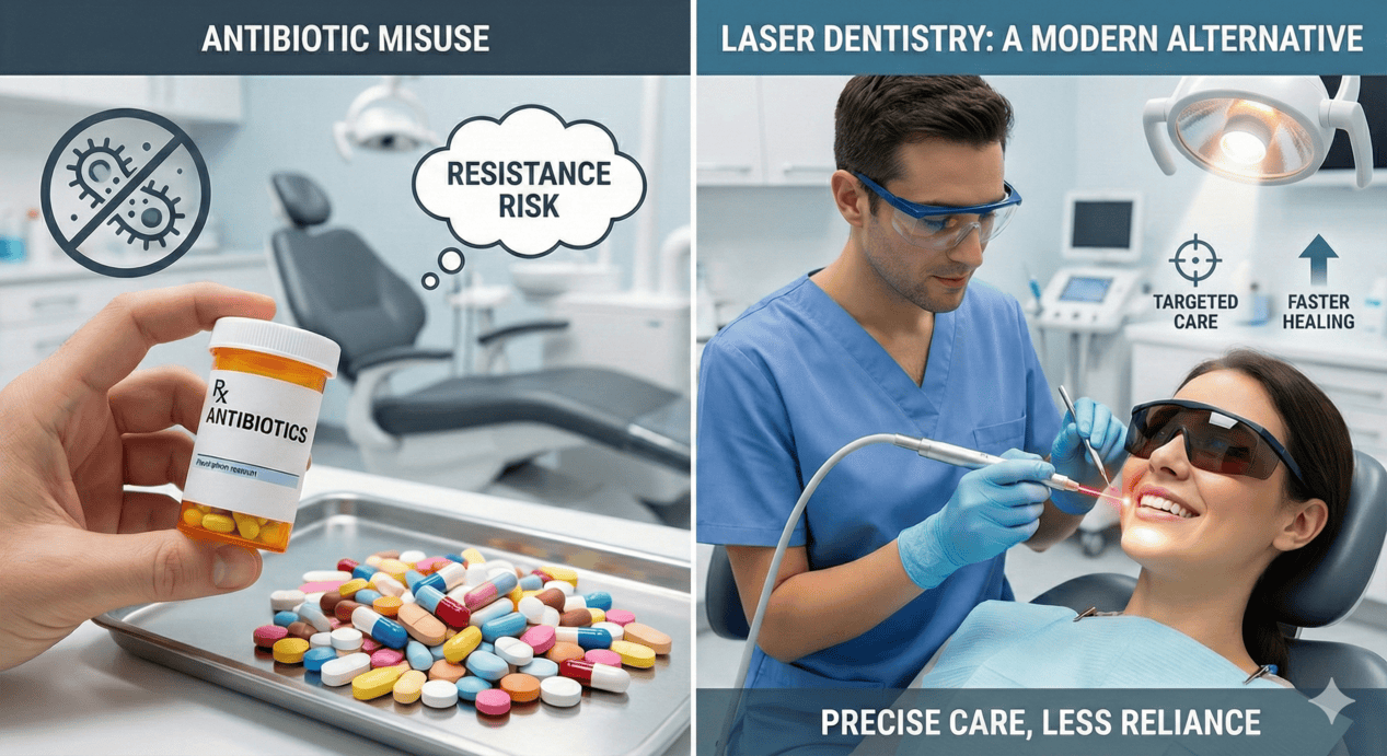 Laser instead of antibiotics